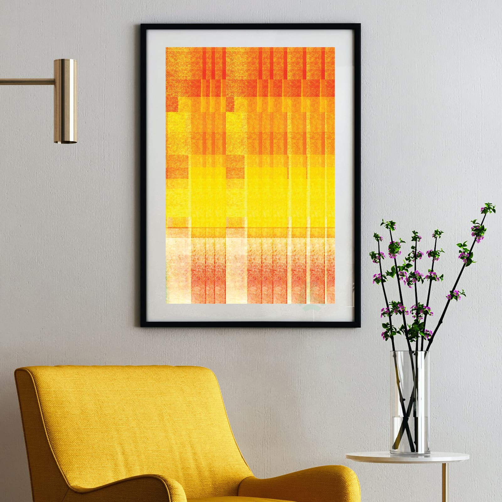 Abstract Geometric Poster Wall Art product photo 2