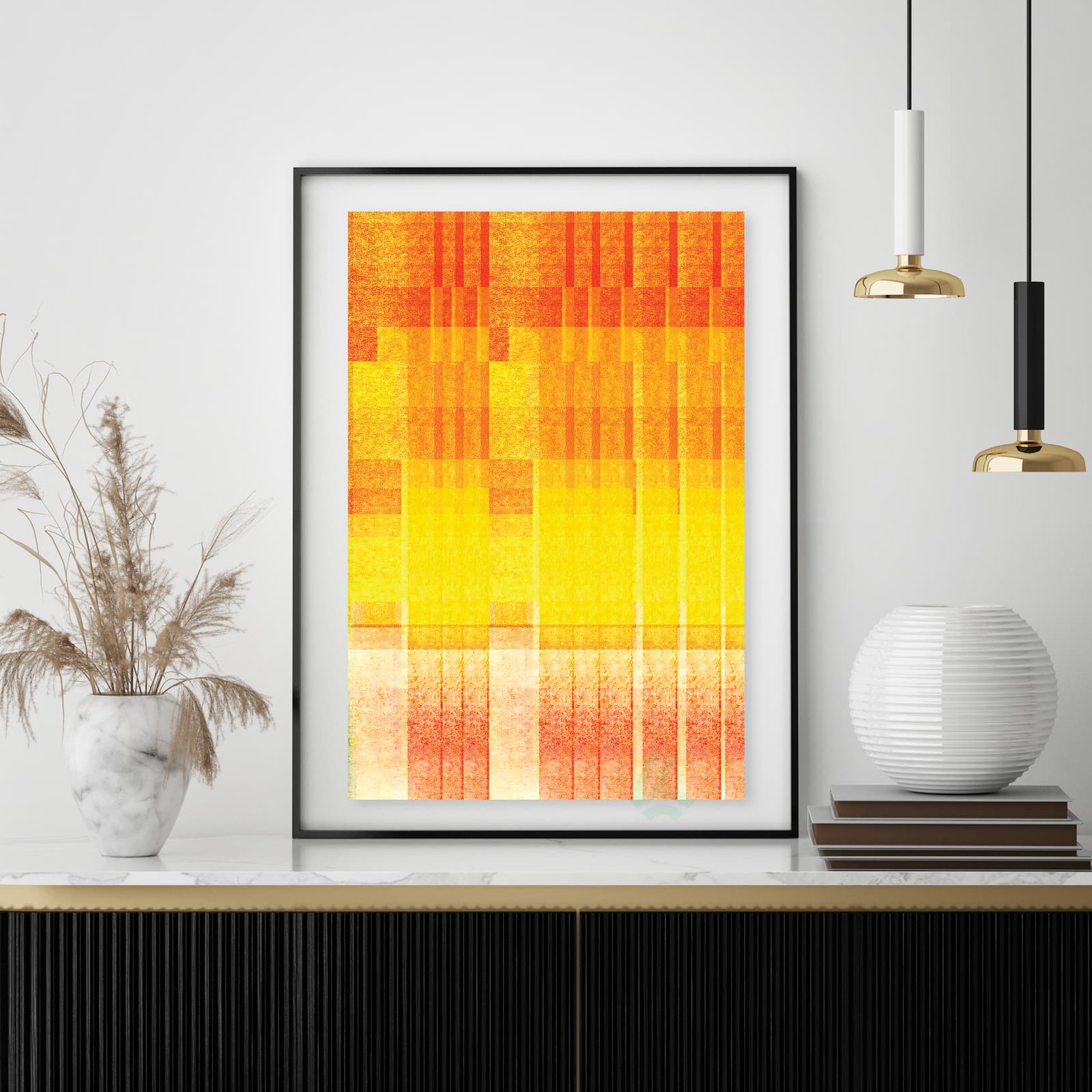 Abstract Geometric Poster Wall Art product photo 4
