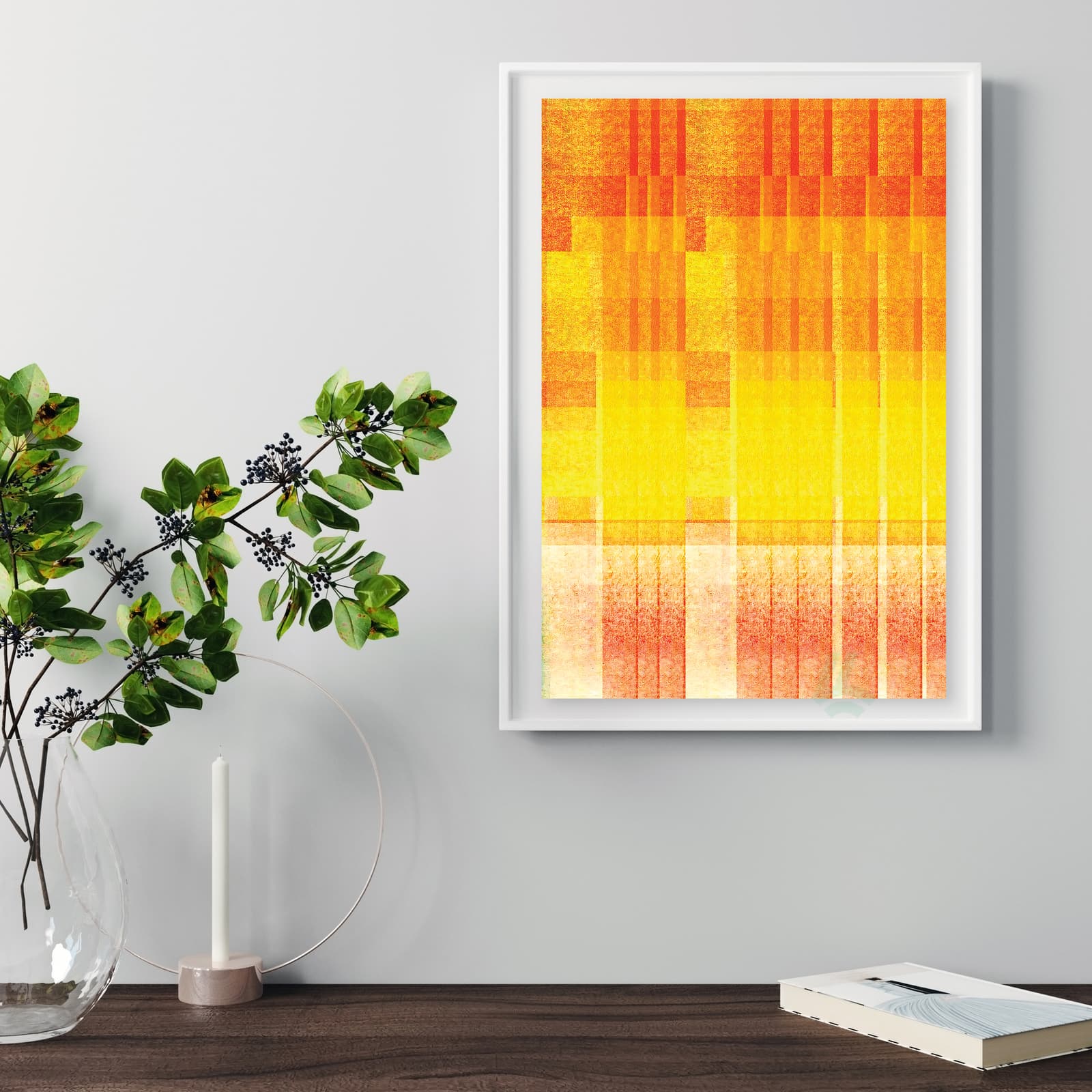 Abstract Geometric Poster Wall Art product photo 5
