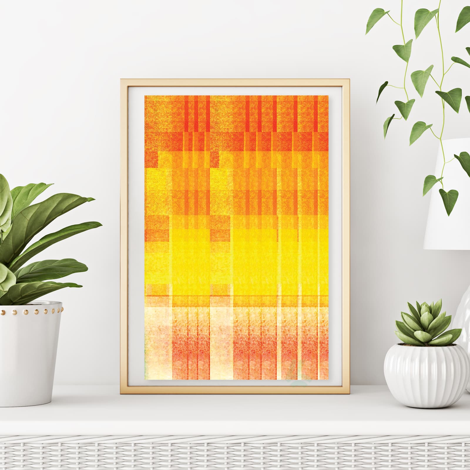 Abstract Geometric Poster Wall Art product photo 6