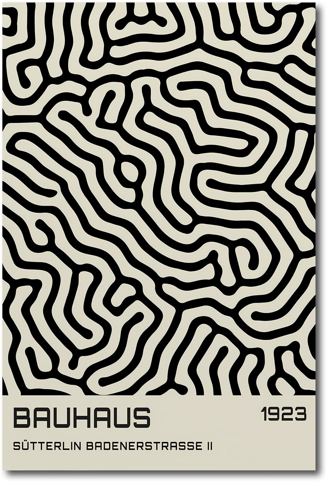 Bauhaus Poster Abstract Wall Art 1923 Print product photo 1