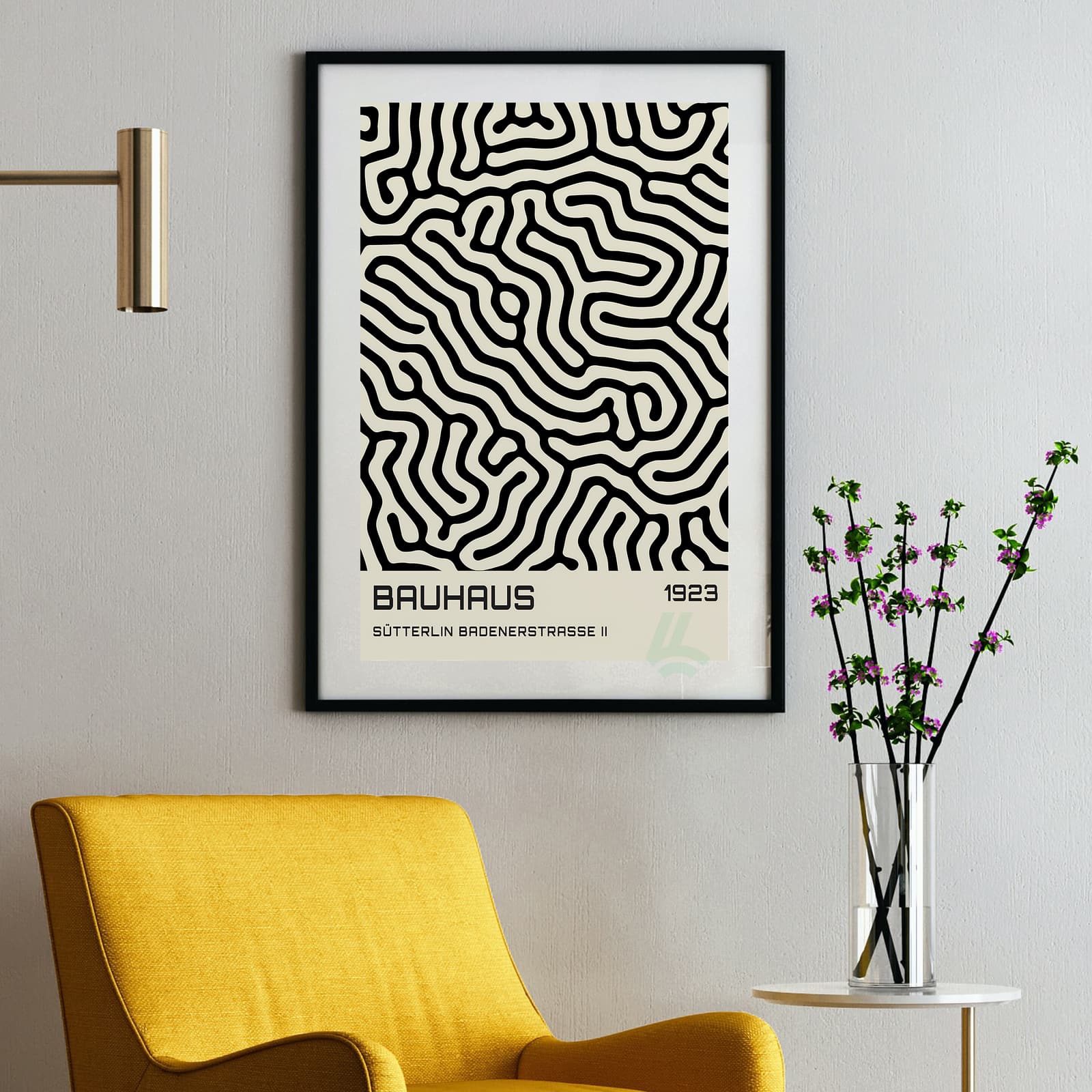 Bauhaus Poster Abstract Wall Art 1923 Print product photo 2