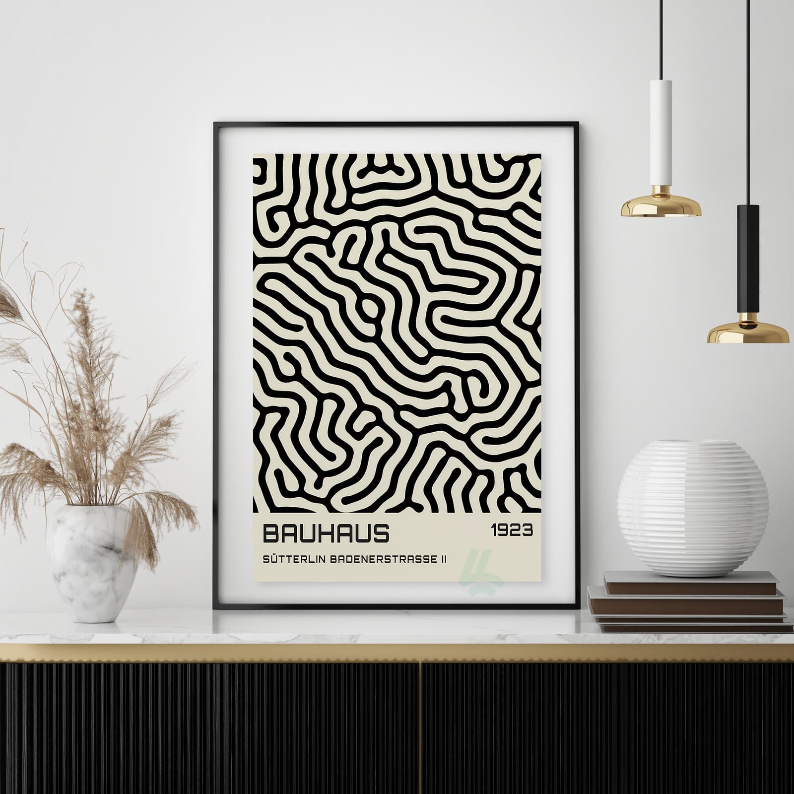 Bauhaus Poster Abstract Wall Art 1923 Print product photo 4