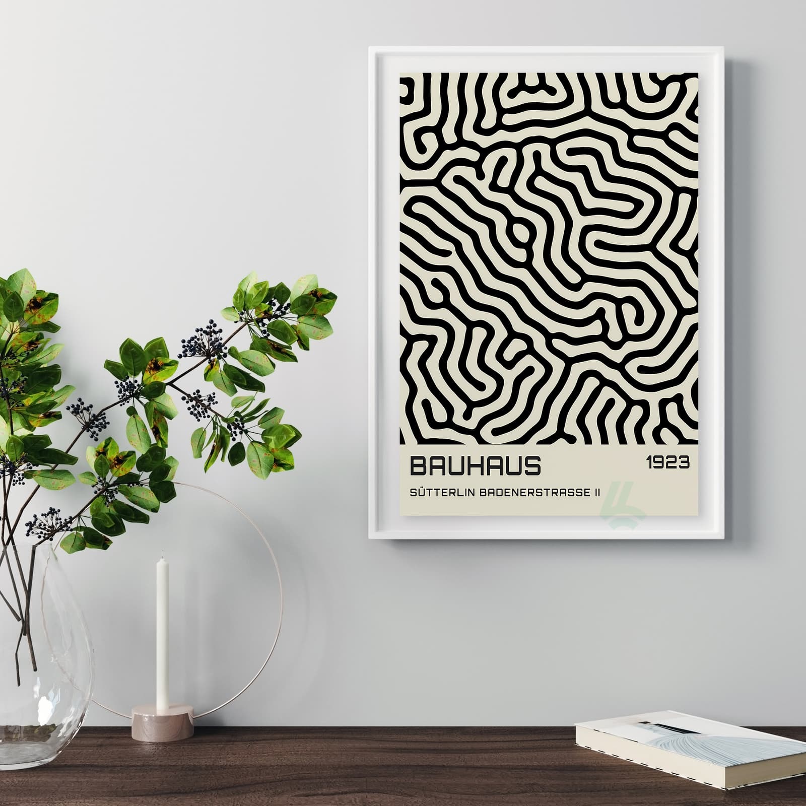 Bauhaus Poster Abstract Wall Art 1923 Print product photo 5