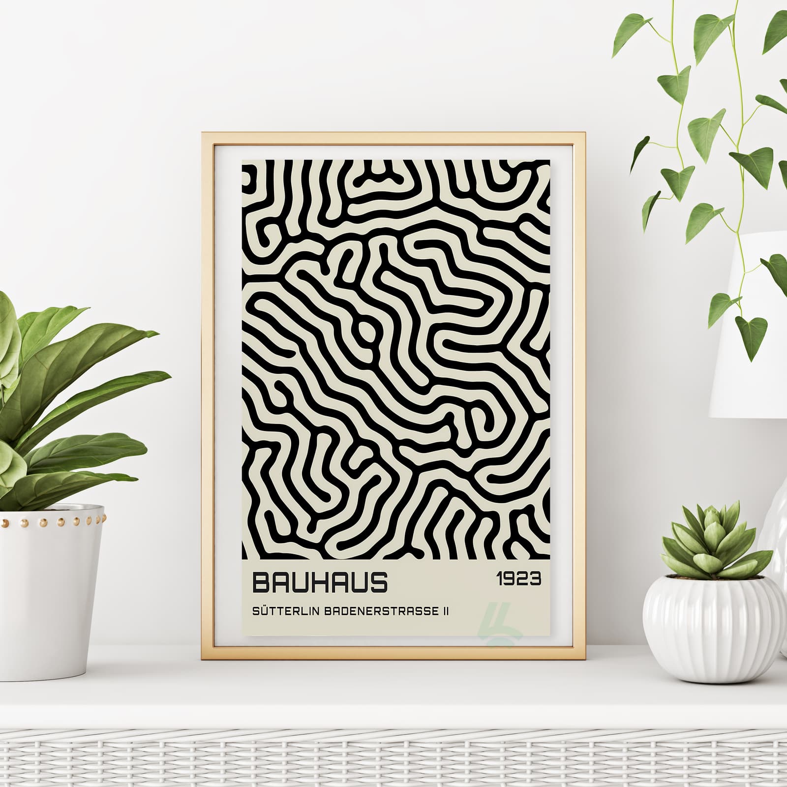Bauhaus Poster Abstract Wall Art 1923 Print product photo 6