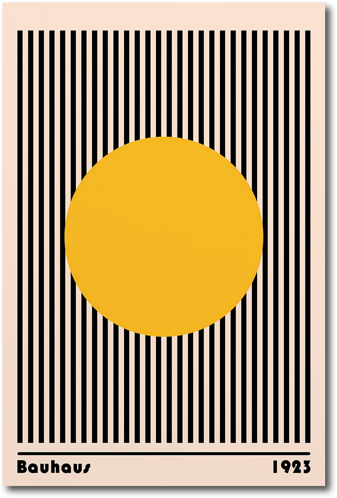 Bauhaus Poster Geometric Abstract Wall Art product photo 1