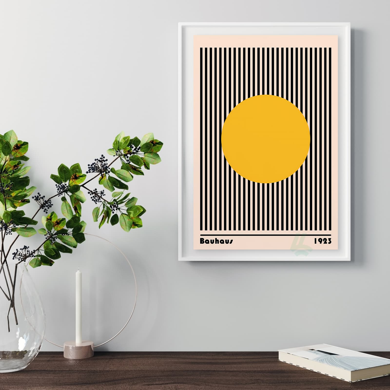 Bauhaus Poster Geometric Abstract Wall Art product photo 5