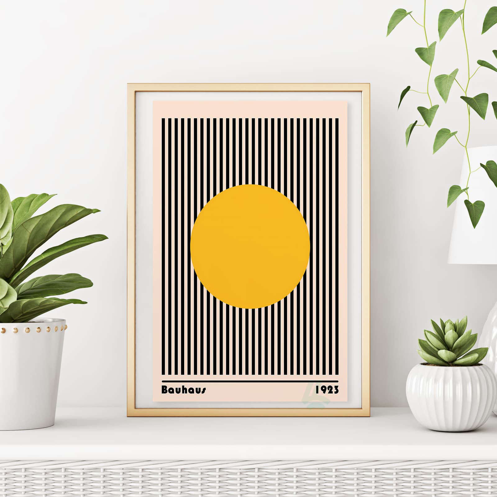 Bauhaus Poster Geometric Abstract Wall Art product photo 6