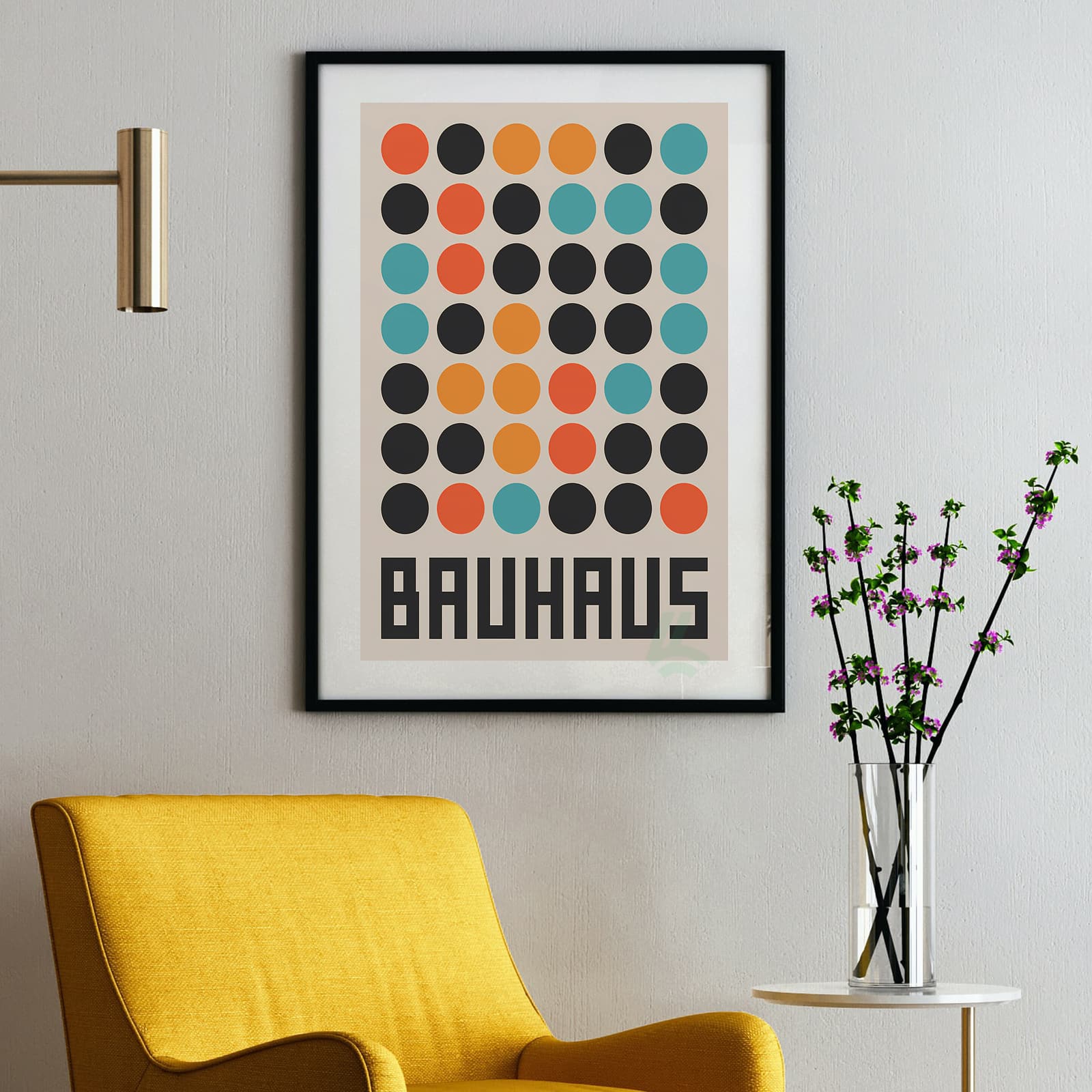 Bauhaus Poster Geometric Wall Art product photo 2