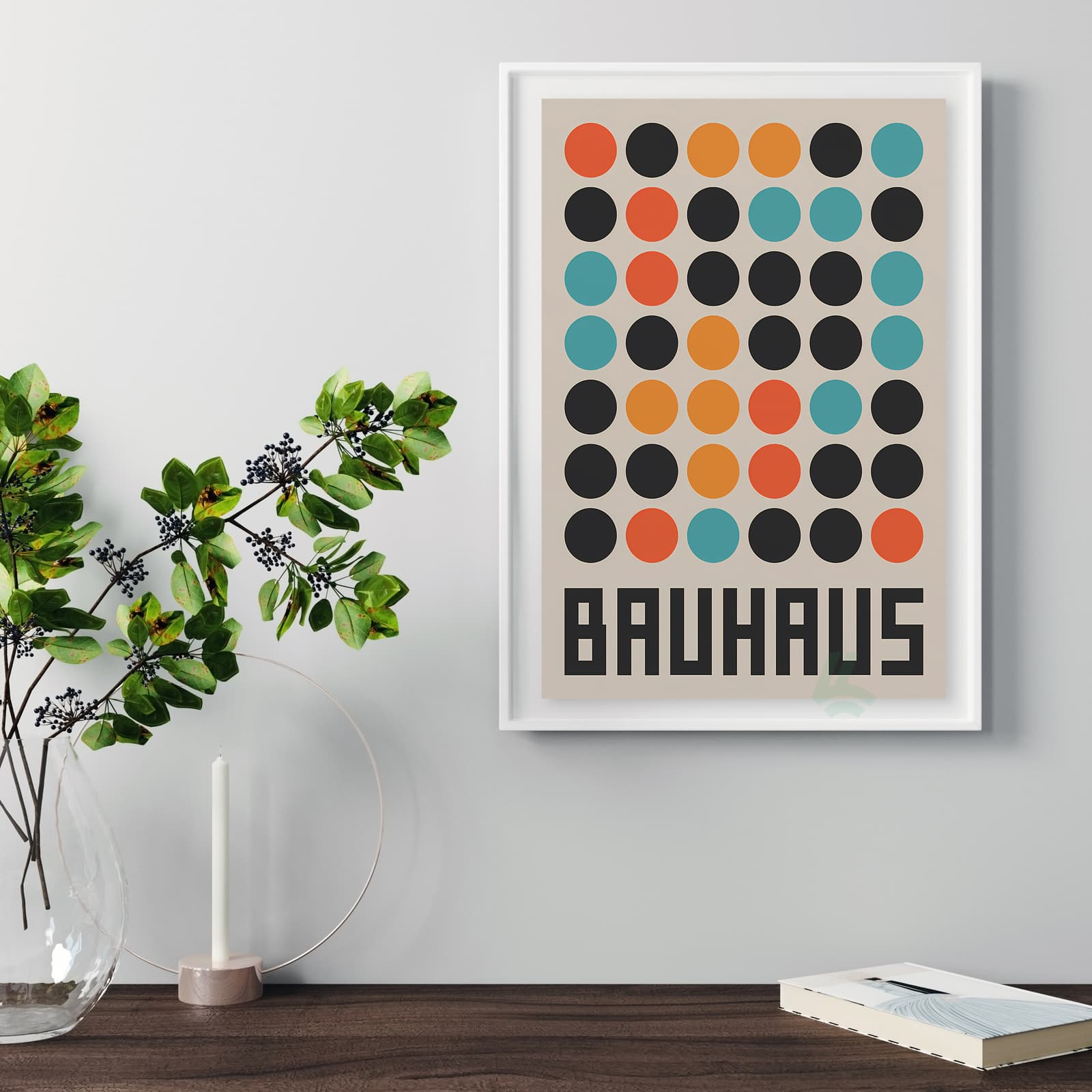 Bauhaus Poster Geometric Wall Art product photo 5