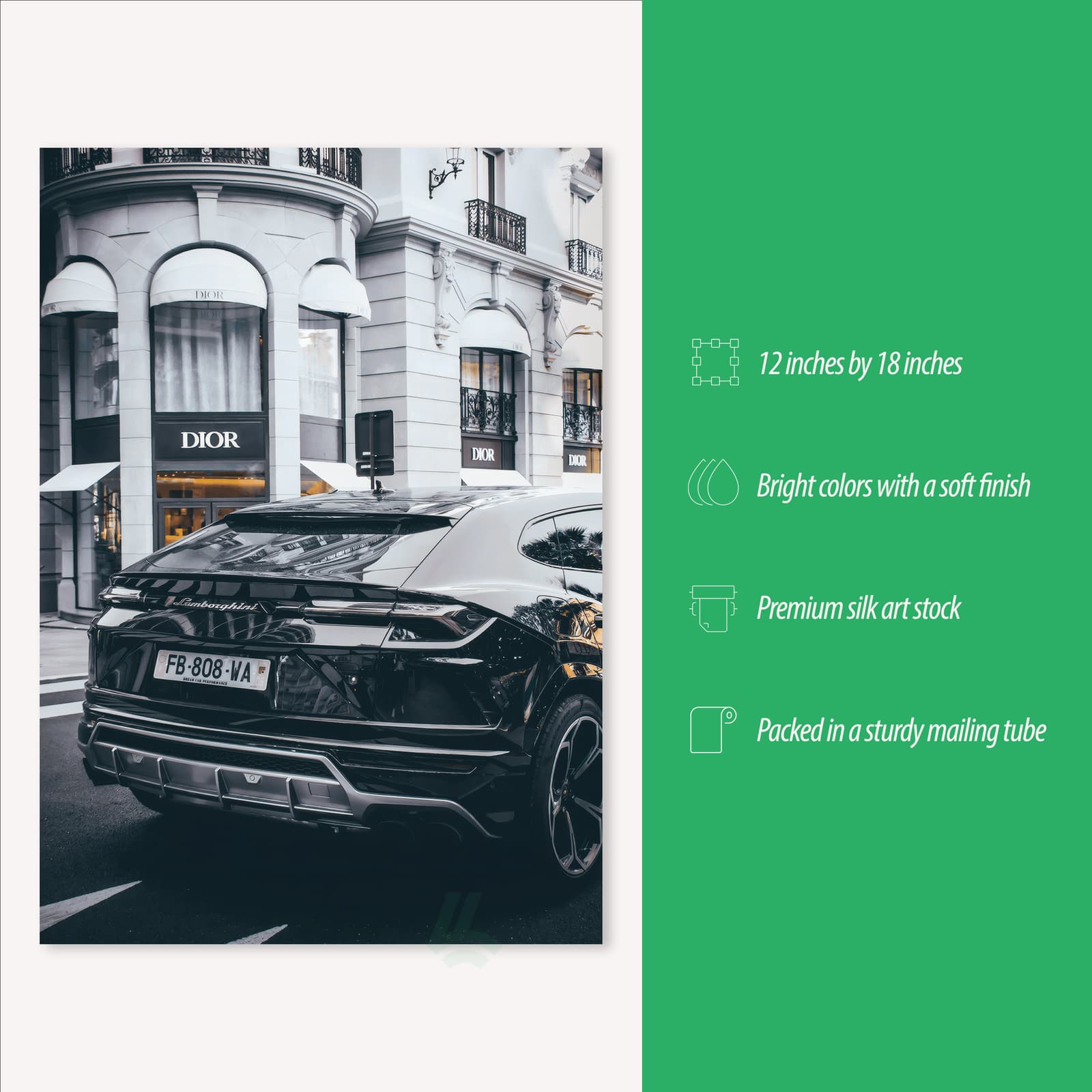 Car Poster Luxury Supercar Wall Art product photo 3