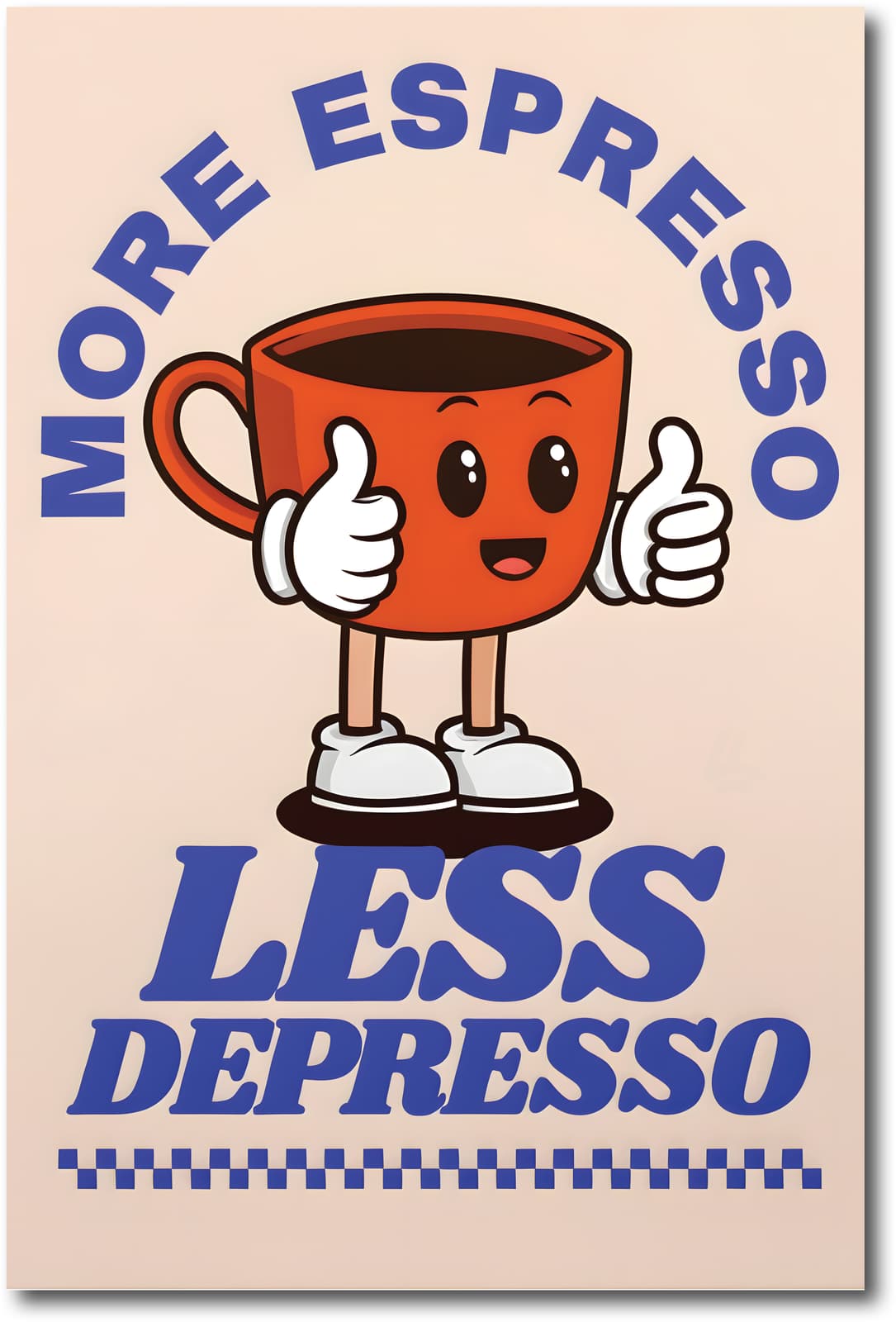 Coffee Poster Funny Espresso Wall Decor product photo 1
