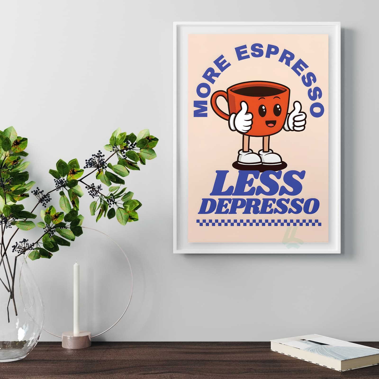 Coffee Poster Funny Espresso Wall Decor product photo 5