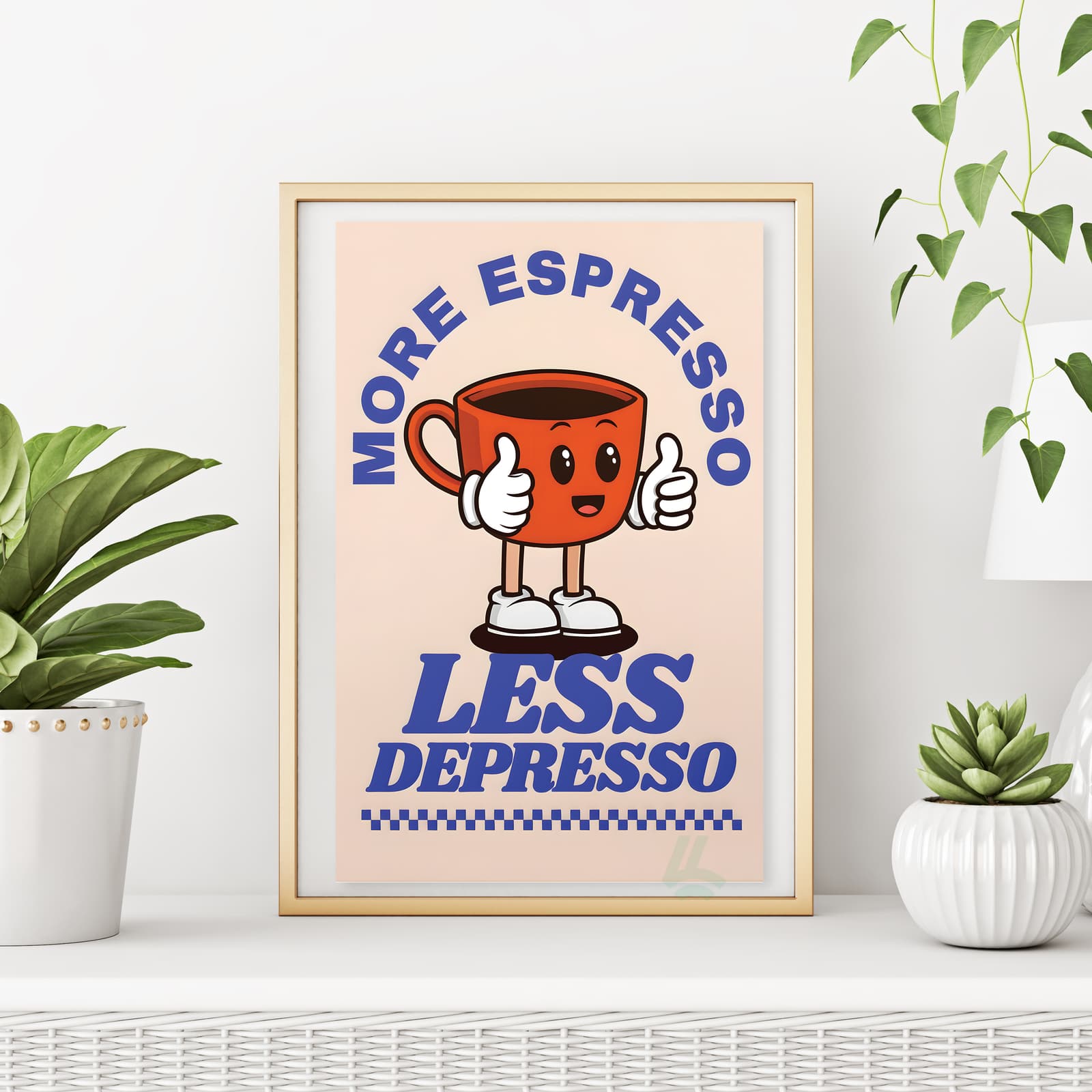 Coffee Poster Funny Espresso Wall Decor product photo 6