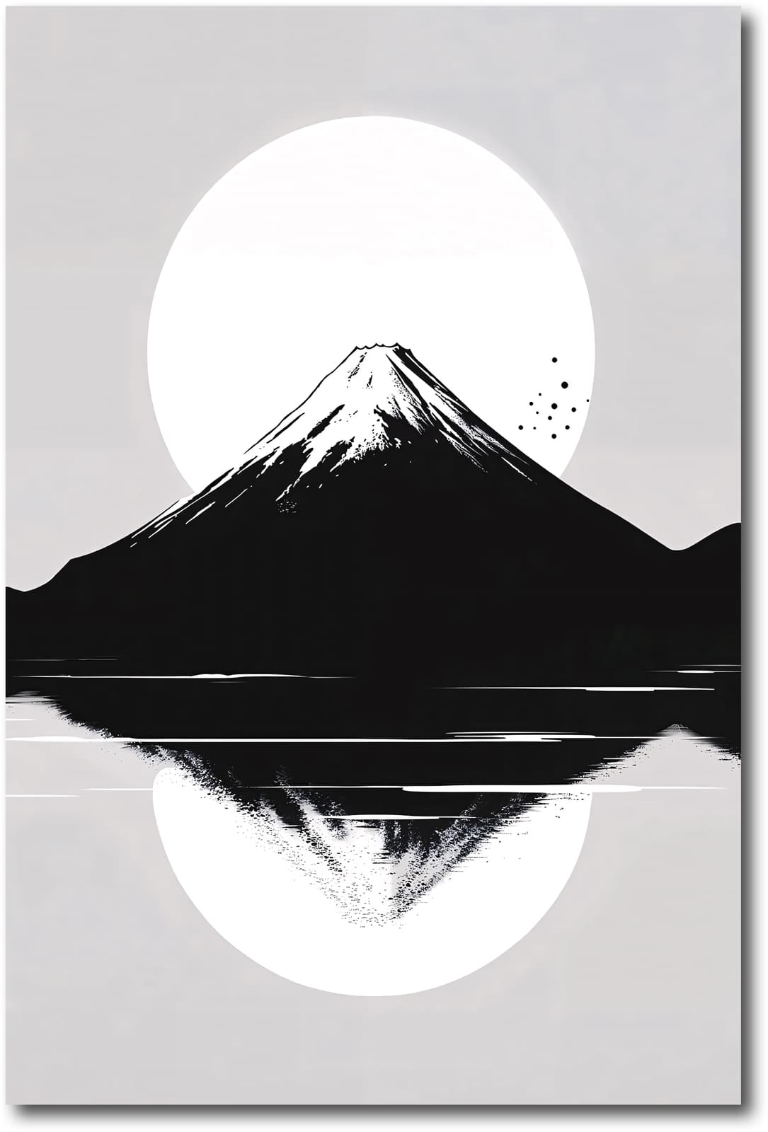 Japanese Mountain Poster Featuring Mount Fuji product photo 1