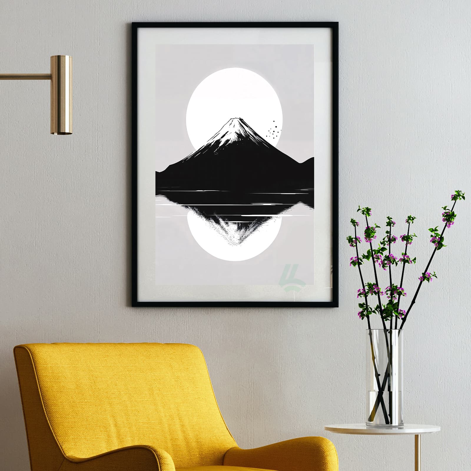 Japanese Mountain Poster Featuring Mount Fuji product photo 2